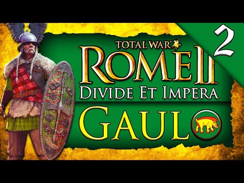 MASSIVE 20000 BARBARIAN BATTLE! Total War Rome 2: DEI: Gaul Campaign Gameplay #2