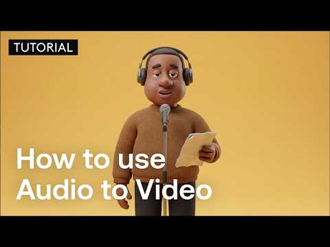 How to use Audio-to-Video (Walkthrough)