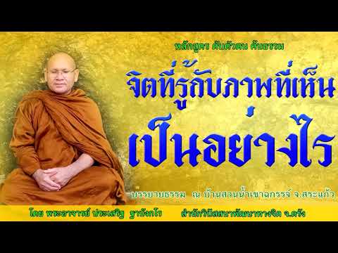 จิตที่รู้กับภาพที่เห็นเป็นอย่างไร โดย พระอาจารย์ประเสริฐ ฐานังกโร 181/62