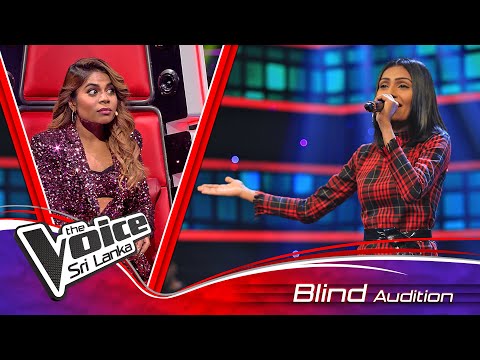 Jithmi Withanage | Dawasak da Re (දවසක් දා රෑ) |  Blind Auditions | The Voice Sri Lanka