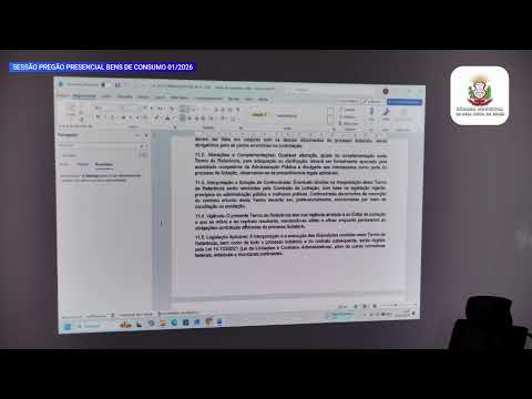 PREGÃO PRESENCIAL BENS DE CONSUMO 01/2026