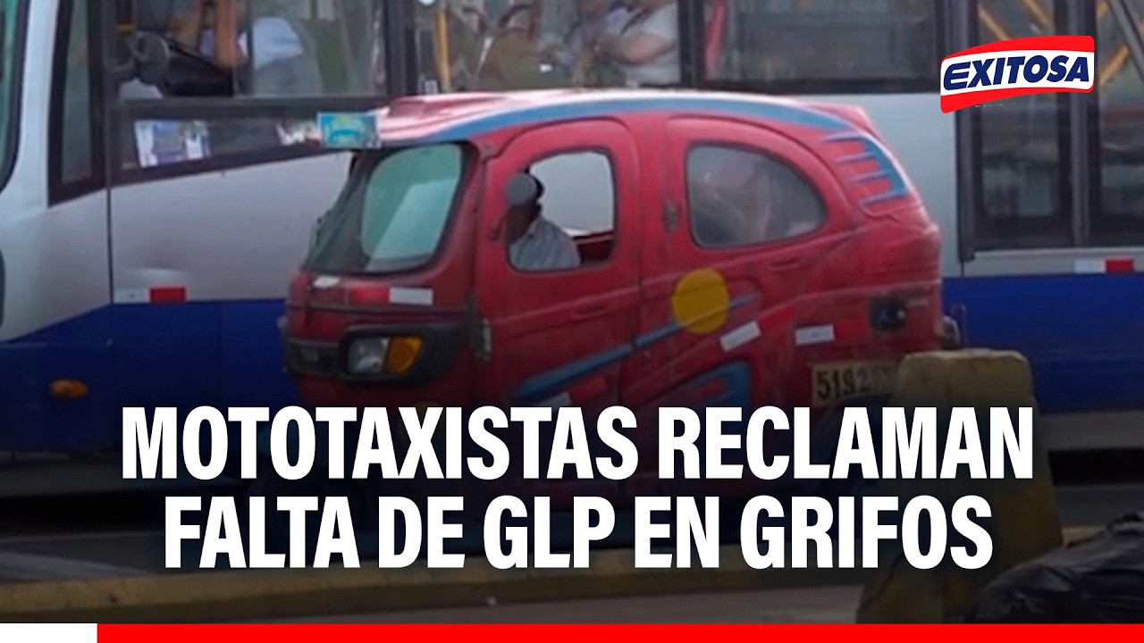 🔴🔵 Rímac: Mototaxistas reclaman falta de GLP en grifos y descartan que todo esté en la normalidad