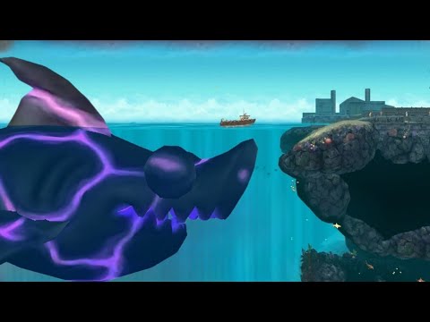 NEW DARK SHARKELEON UNLOCKED AND DARK SHARKELEON GAMEPLAY - Hungry Shark Evolution