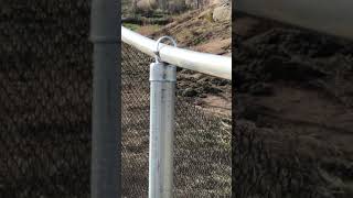 DIY how to build a chain link fence PRO TIPS FRAMING part 23