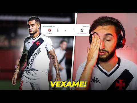 Vasco 1 x 2 Vitória - DERROTA DE VIRADA COM 1 HOMEM A MAIS! PQP!