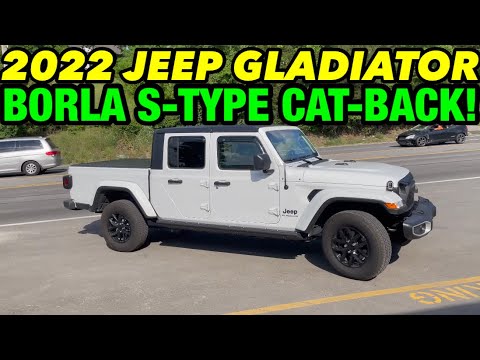 2022 Jeep Gladiator 3.6L V6 w/ BORLA S-TYPE CAT-BACK!