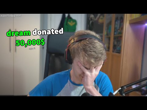 Every dream donation on twitch (tommyinnit,technoblade,fundy...)