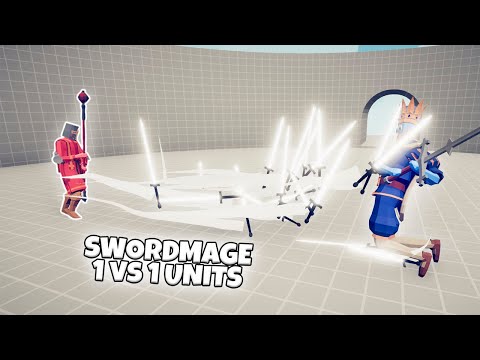 SWORDMAGE 1 vs 1 EVERY UNIT | TABS Modded Gameplay