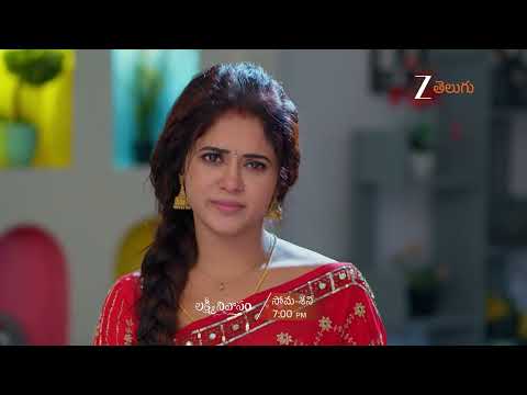 Lakshmi Nivasam Promo - 28 Jan 2026 - Mon to Sat 7PM - Zee Telugu