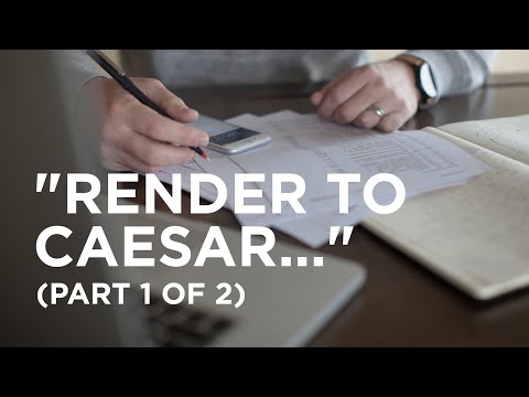 “Render to Caesar…” (Part 1 of 2)  — 10/23/2020