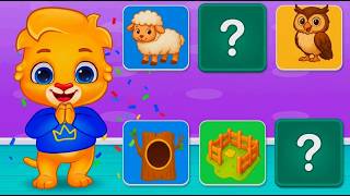 Lucas the Lion: Learning Adventure with Fruits & Colors! 🍎🦁