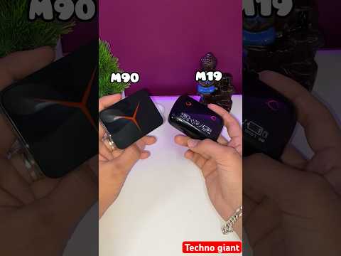 M90 vs m19 tws #reels #m90 #m19 #m10 #tws #shorts #gaming #music #headphones #viral #tech #viral