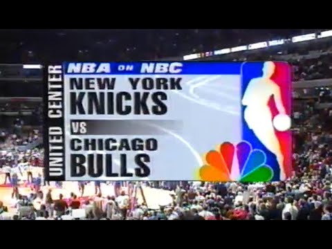 1996 Chicago Bulls vs New York Knicks at the United Center - Round 2, Game 1, NBA Playoffs - May 5