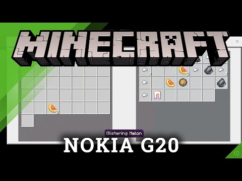 Nokia G20 Minecraft Test (Screen Recorded) - Game Performance & FPS Checkup