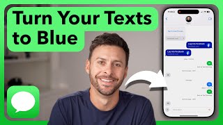 How To Turn Green Text Messages Back To Blue On iPhone