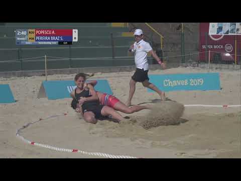 Round 2 Women's BW - 70 kg: A. POPESCU (ROU) v. S. PEREIRA BRAZ (POR)