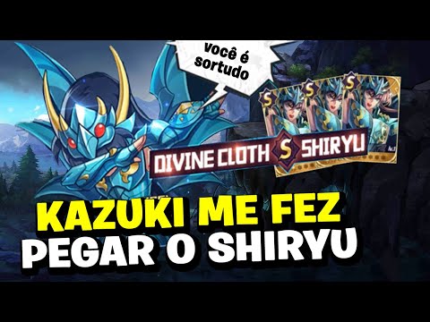 KAZUKI ME FEZ PEGAR O SHIRYU DIVINO EM LIVE - Saint Seiya : Awakening