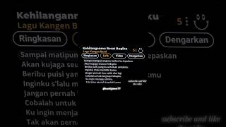 Download lagu Lirik lagu: Kehilanganmu berat bagiku | Kangen Band #liriklagu #kangenband #shorts mp3 Download lagu Lirik lagu: Kehilanganmu berat bagiku | Kangen Band #liriklagu #kangenband #shorts mp3