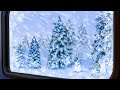 Winter Snowstorm Train Ride | Fall Asleep on Relaxing Railways!