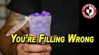 How to Fill a Paint Pod Correctly | Lone Wolf Paintball Michigan