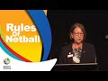 INF Congress 2015 I Rules of Netball 