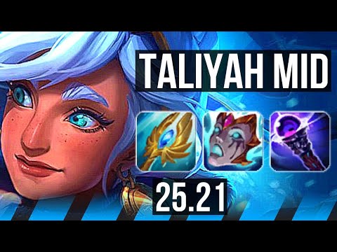 TALIYAH vs LEBLANC (MID) | Godlike, 41k DMG | KR Master | 25.21