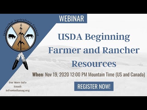 USDA Beginning Farmer and Rancher Resources