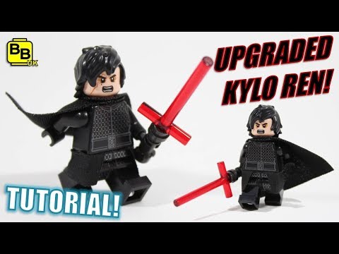 EASY!! LEGO STAR WARS UPGRADED KYLO REN MINIFIGURE CREATION Video