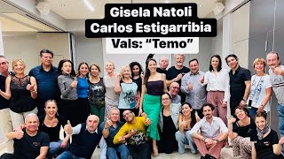 GISELA NATOLI & CARLOS ESTIGARRIBIA Seminario de Vals. Catania Tango Context 2023