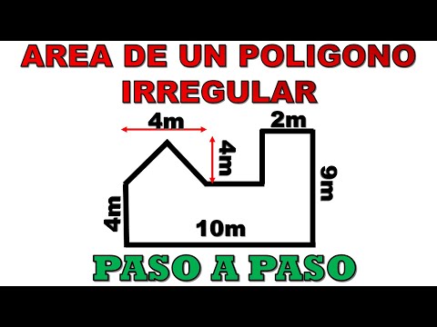 COMO HALLAR O CALCULAR EL AREA DE UN POLIGONO IRREGULAR PASO A PASO
