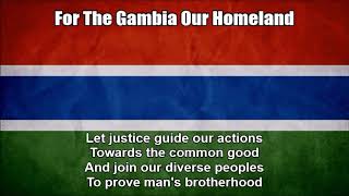 Gambia National Anthem (For The Gambia Our Homeland) in Nightcore Style With Lyrics