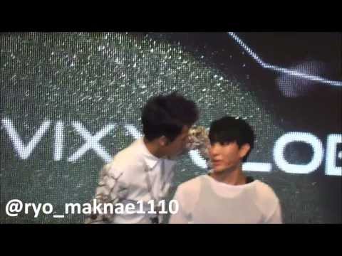 [FANCAM] 131020 VIXX THE MILKY WAY SHOWCASE  IN KL, MALAYSIA_Leo & Ravi Moment