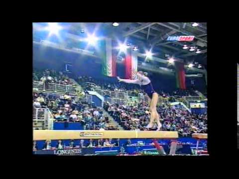 Viktoria KARPENKO (UKR) beam - 2000 World Cup final