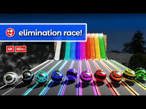 Elimination Marble Race  | #marbles #marblerun #marblerace #asmr #sensory