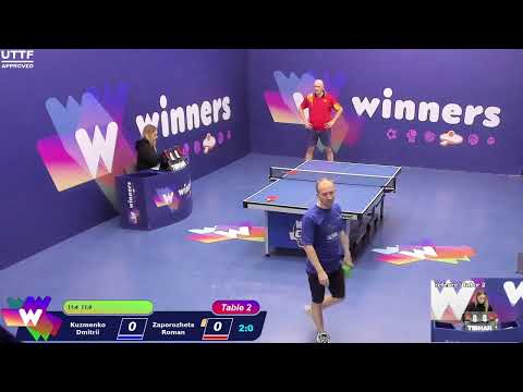 WINners CUP table 2  13.12 Kuzmenko Dmitrii - Zaporozhets Roman   16:30