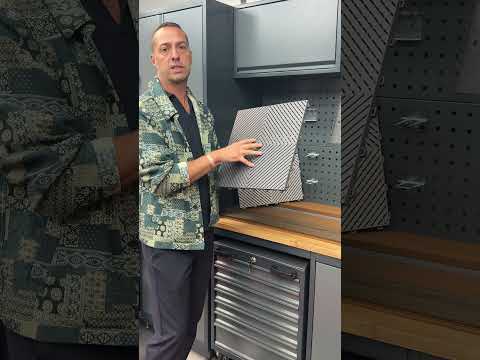 Dalle de sol garage et terrase polypropylène effet damier renforcée pour l’intérieur et l’extérieur