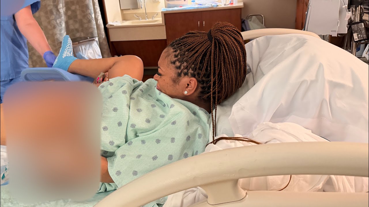 SHES HERE! 🥹 LABOR & DELIVERY VLOG PT.2 👩🏽‍🍼💞