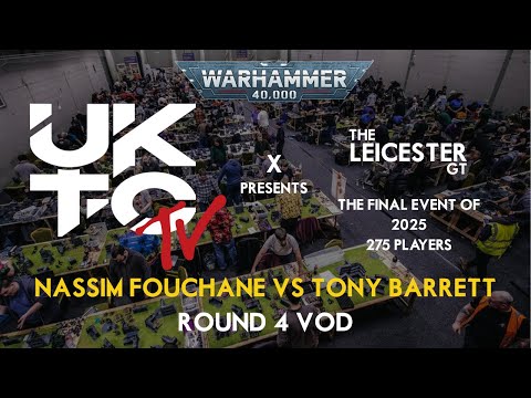 Nassim Fouchane (Space Marines) Vs Tony Barrett (Tau) | UKTC Leicester GT | Round 4 | Full Match