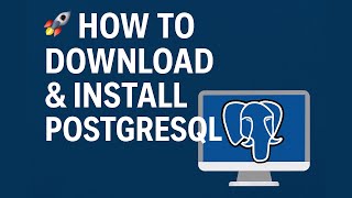 Download the video "🚀 How to Download & Install PostgreSQL on Windows | Step-by-Step Beginner Guide"
