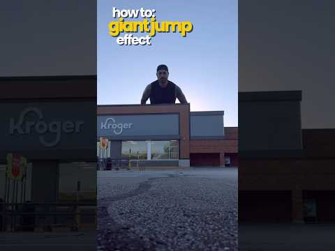 Insane GIANT Jump visual effect with just your phone and capcut! #tutorial