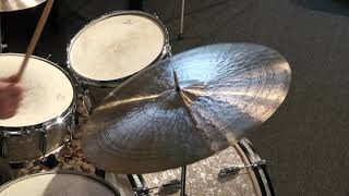 Video thumbnail for Steve Maxwell Vintage Drums - Sabian 22" Artisan Elite Ride Cymbal - 2351g with Carrying Bag by Steve Maxwell Drums