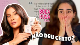 RESENHAS REAIS | Testei o shampoo e a máscara em barra da Boca Rosa e olha no que deu