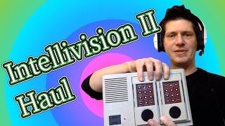 Intellivision II Haul With Games and Overlays