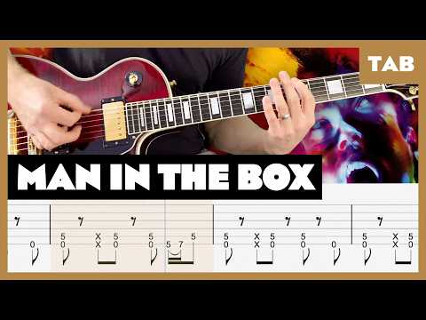 Alice in Chains - Man In The Box - Guitar Tab | Lesson | Cover | Tutorial