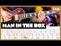 Alice In Chains Man In The Box Guitar Tab Lesson Cover Tutorial