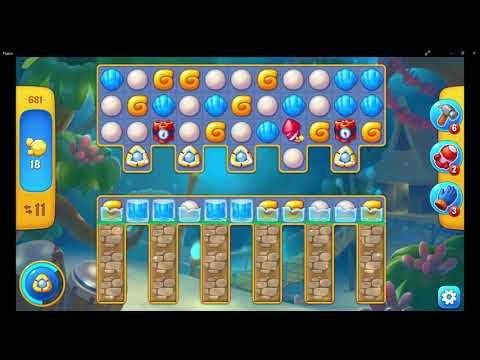 Fishdom level 681 super hard not pass even have so many bombs dynamite lightning