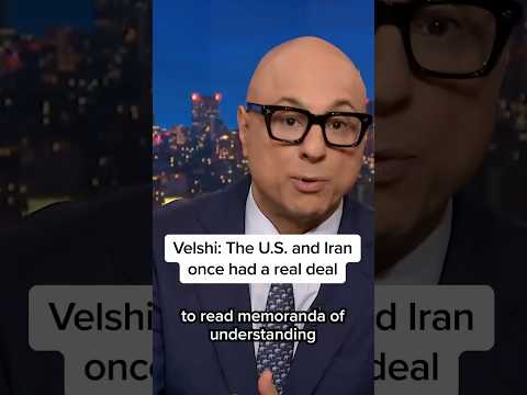 Velshi: The U.S. and Iran once had a real deal