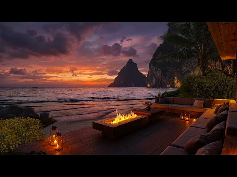 Gentle And Peaceful Jazz Music With A Seaside Sunset View – Smooth Jazz Melodies To Relieve Stress