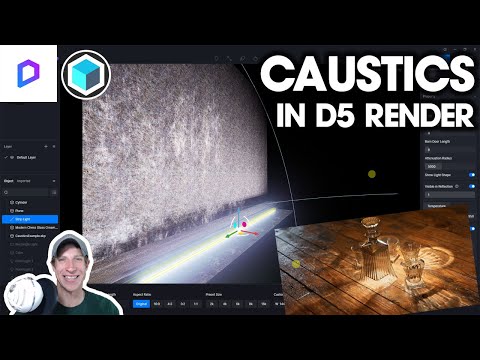 CAUSTICS for D5 Render ARE HERE! (Detailed Tutorial)