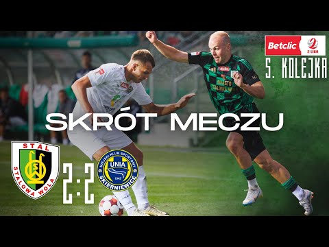 SKRÓT MECZU┃Stal Stalowa Wola – Unia Skierniewice  Betclic 2 Liga  5.kolejka